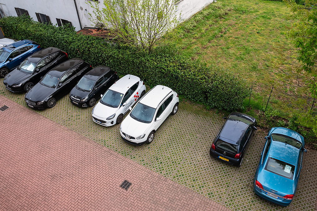 Parcheggio all'aperto privato del Residence
